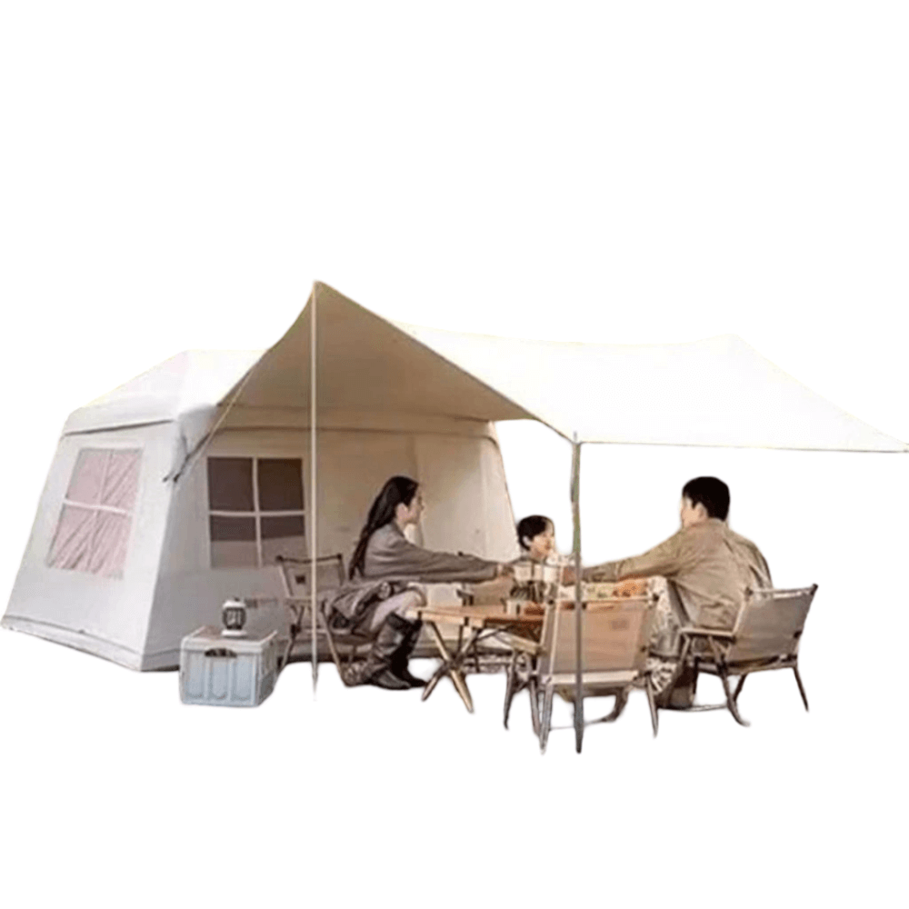 ฟลายชีตพร้อมเสา PAUSE รุ่น AIR 5.7 ขนาด 260&times;210&times;160 ซม. สีเบจ
